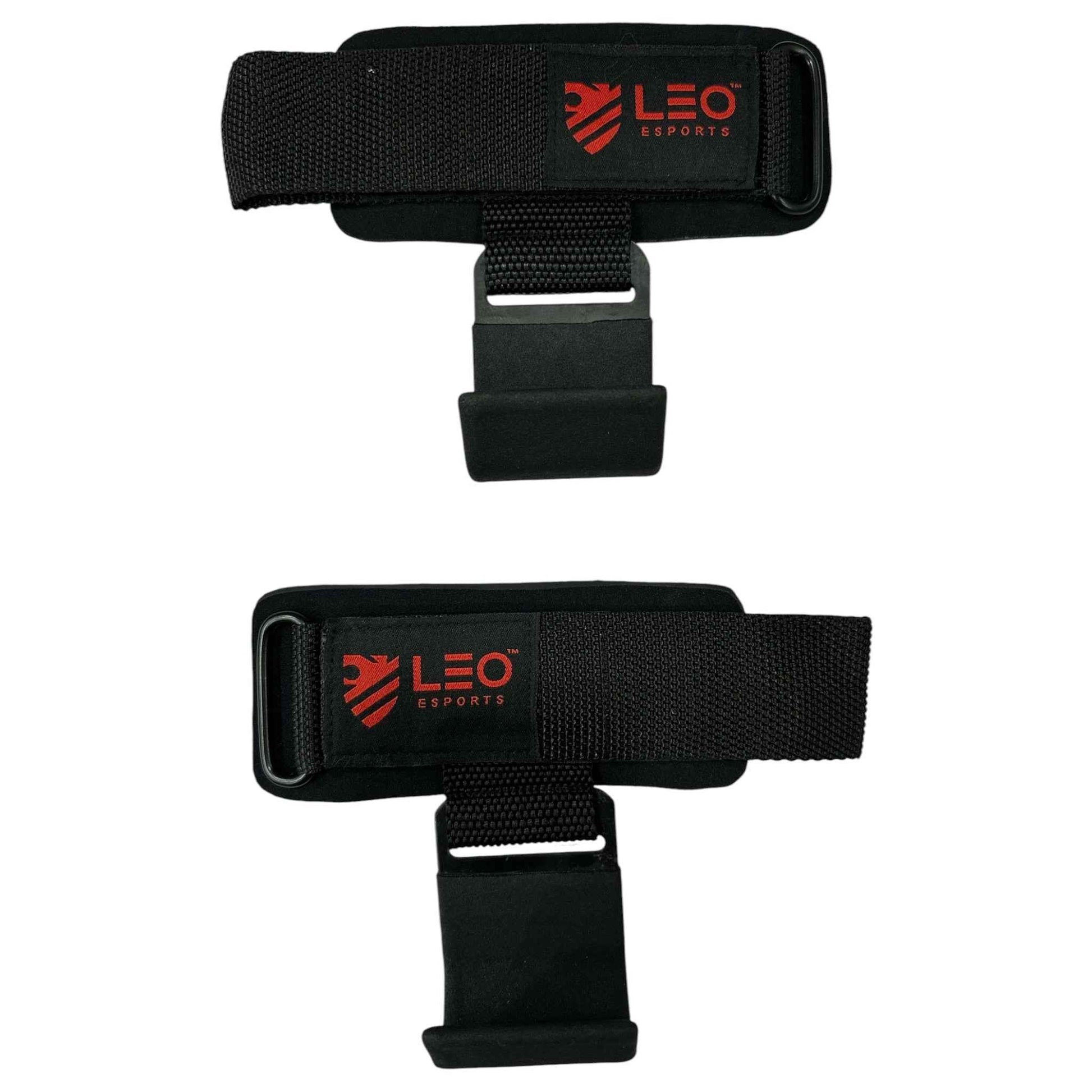 Leo Weight Lifting Hook Grips – Heavy-Duty Wrist Straps for Strength Training & Gym