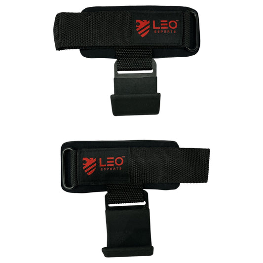 Leo Weight Lifting Hook Grips – Heavy-Duty Wrist Straps for Strength Training & Gym LEO