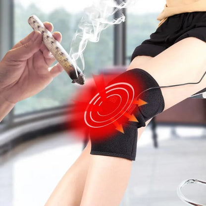 Electric Heated Knee Pad – Infrared Therapy Support Brace for Pain Relief & Joint Recovery - Ali Sports