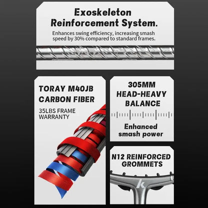 Kawasaki Steel Rebar 138 Badminton Racket