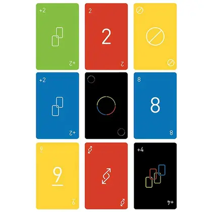 UNO Black Edition Card Game Ali Sports