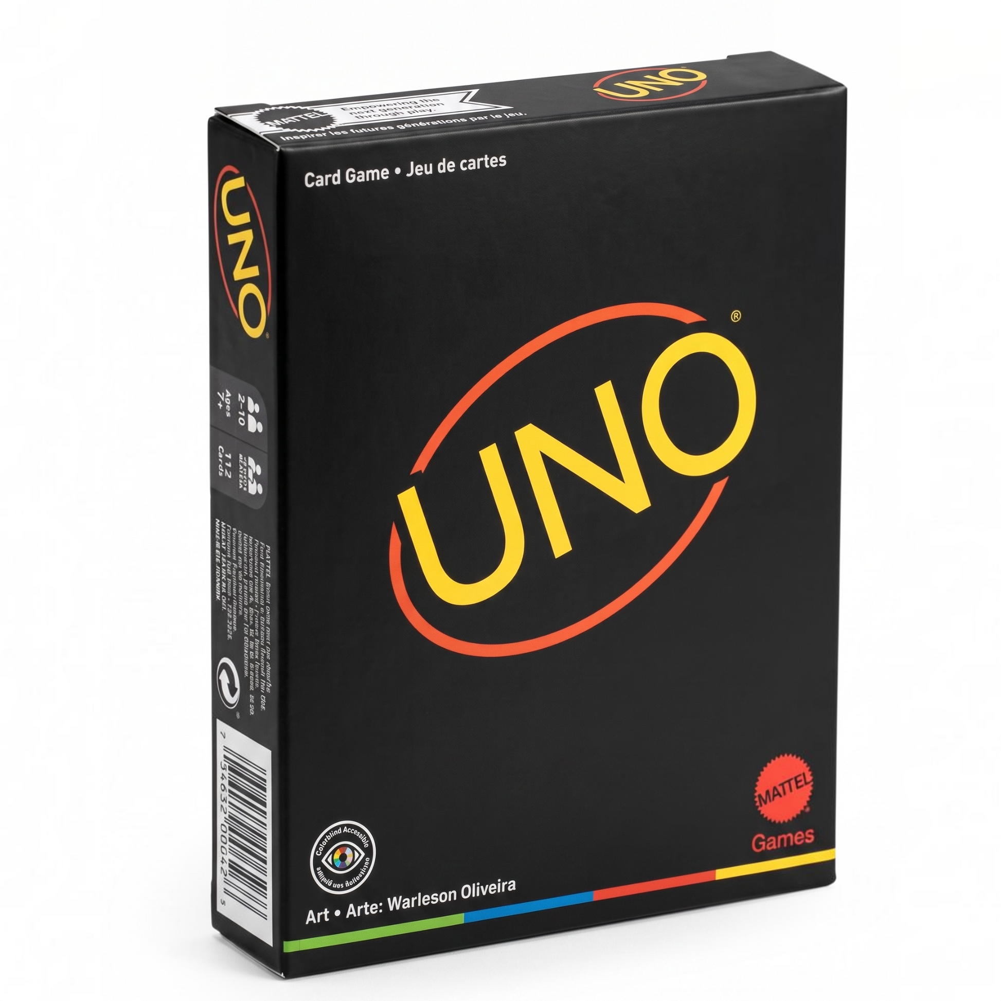 UNO Black Edition Card Game Ali Sports