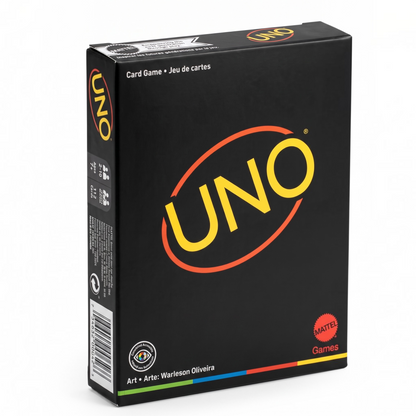 UNO Black Edition Card Game Ali Sports