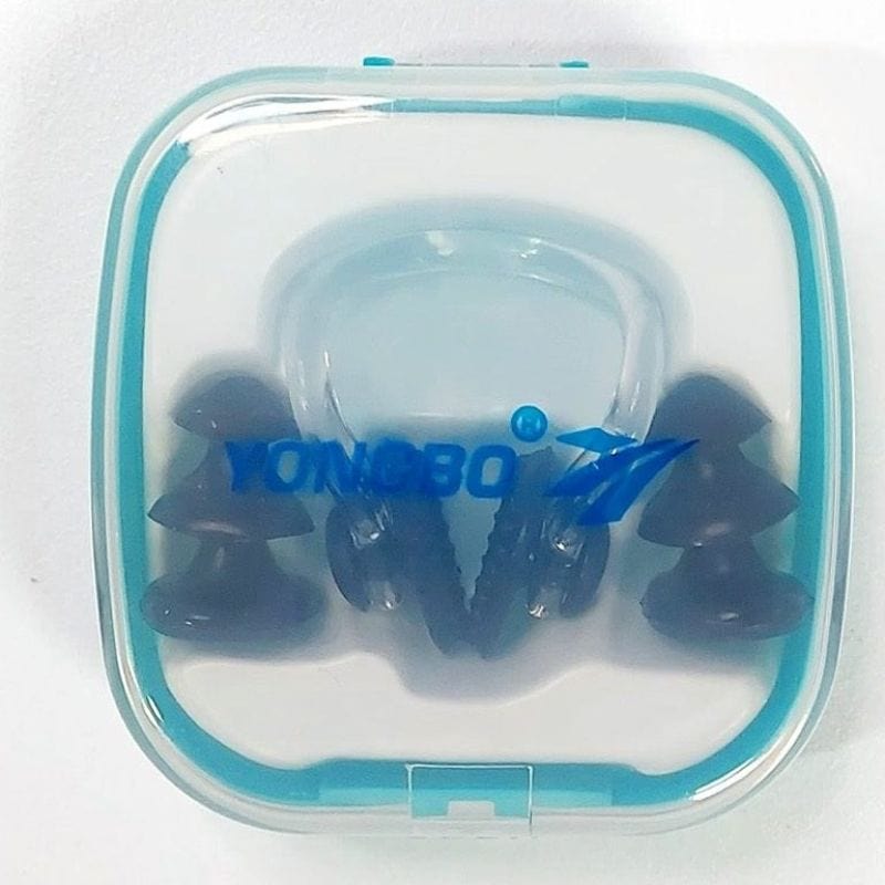 Yongbo ProFit Swimming Nose Clip & Ear Plugs Set – Leak-Proof Comfort with Case