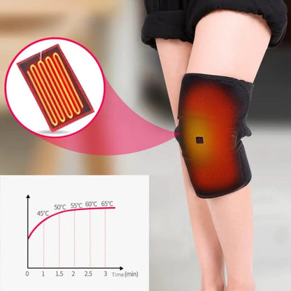 Electric Heated Knee Pad – Infrared Therapy Support Brace for Pain Relief & Joint Recovery - Ali Sports