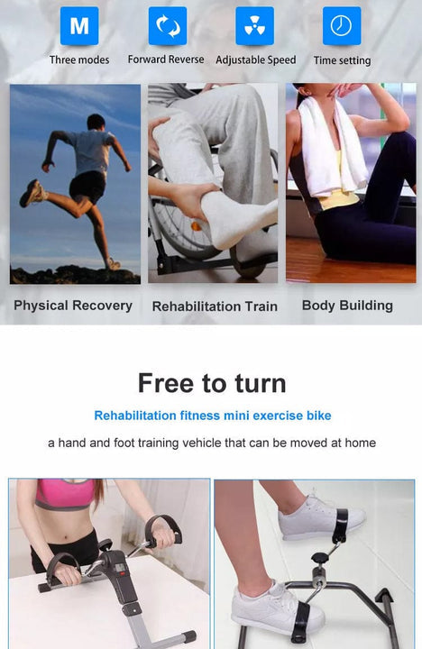 Portable Mini Pedal Exercise Bike - Ali Sports