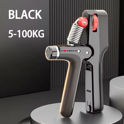Heavy Duty 100kg Hand Gripper V4| Adjustable Grip Strength Trainer with Digital Display & Type-C Charging Ali Sports