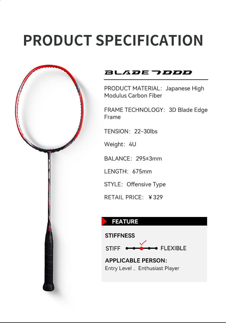 VS Blade 7000 Badminton Racket - Ali Sports