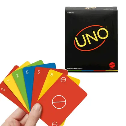 UNO Black Edition Card Game Ali Sports