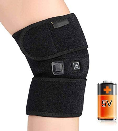Electric Heated Knee Pad – Infrared Therapy Support Brace for Pain Relief & Joint Recovery - Ali Sports