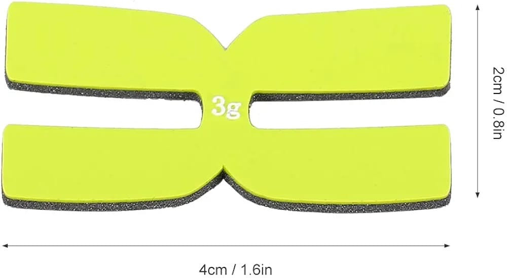 Powerti Racket Weight Balance Strips 3g (Pack of 6) for Badminton, Tennis and Squash Ali Sports