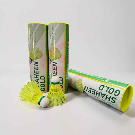 Shaheen Gold Badminton Shuttlecocks (1/2 Dozen)