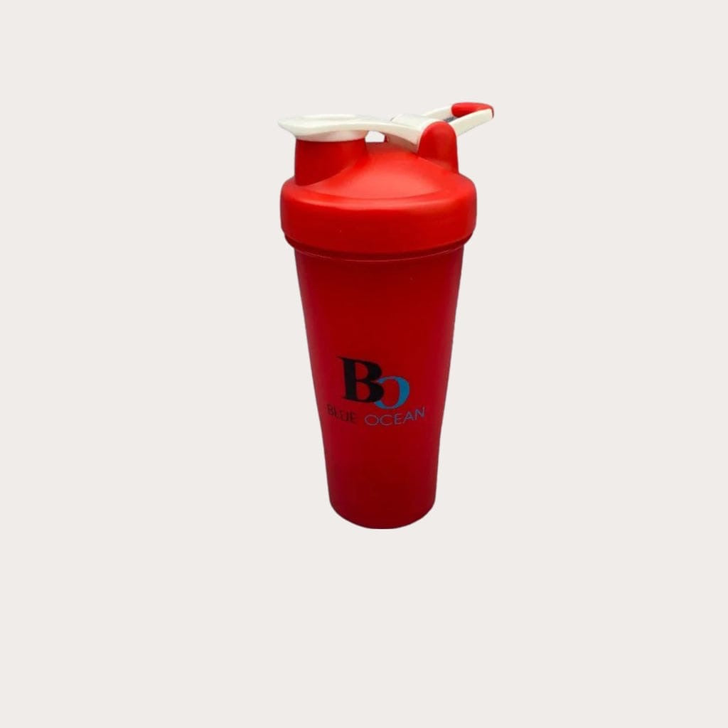 Blue Ocean Protein Shaker Water Bottle 600ml Blue Ocean