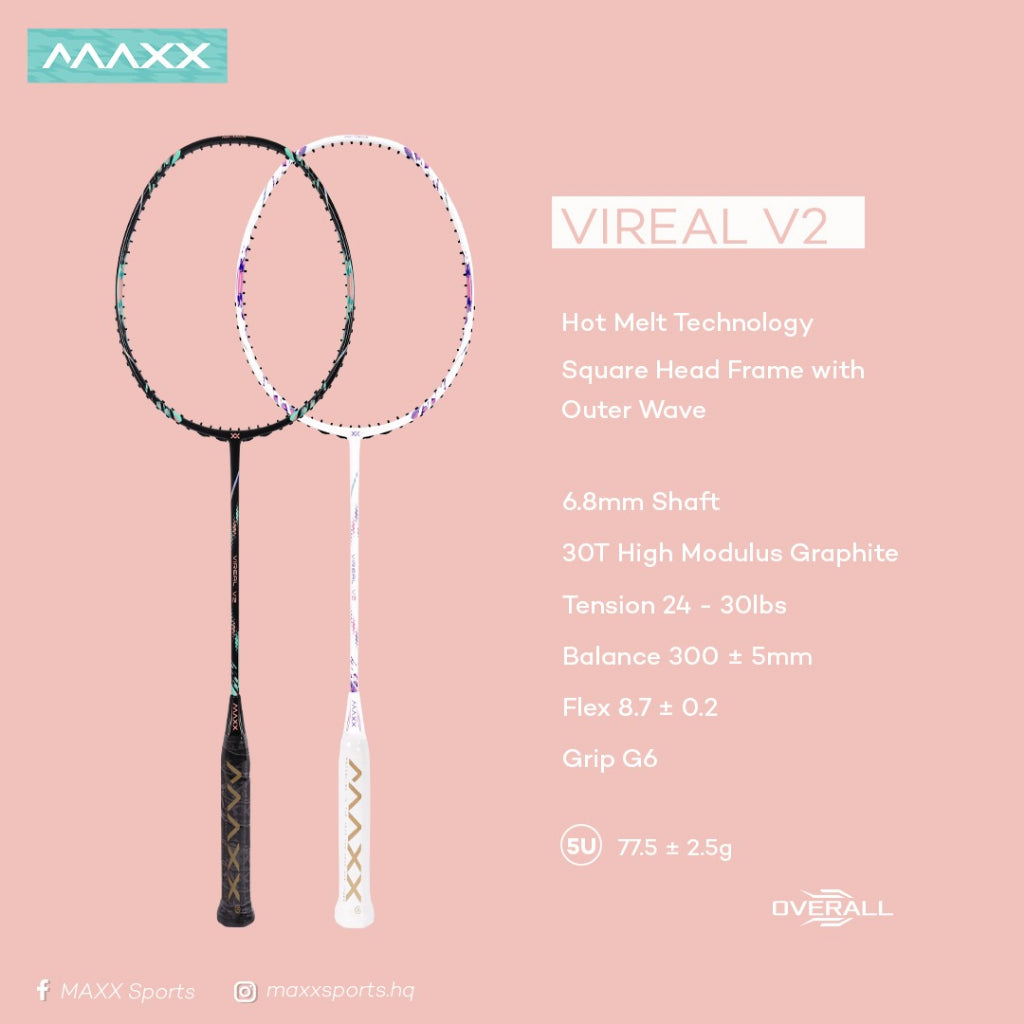 MAXX Vireal V2 Badminton Racket MAXX