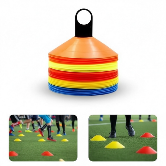 Agility Training Disc Marker Cones – Pack of 6