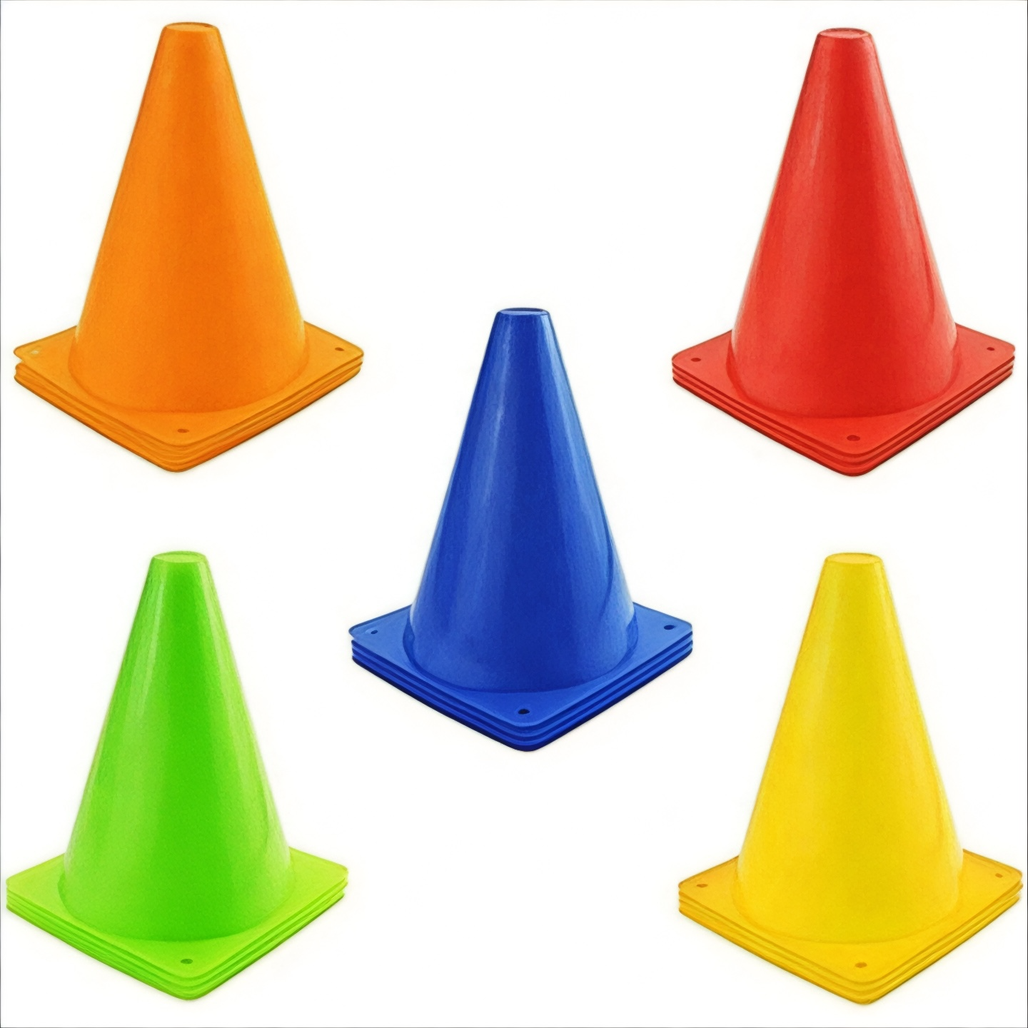 Agility Training Cones - Pack of 6