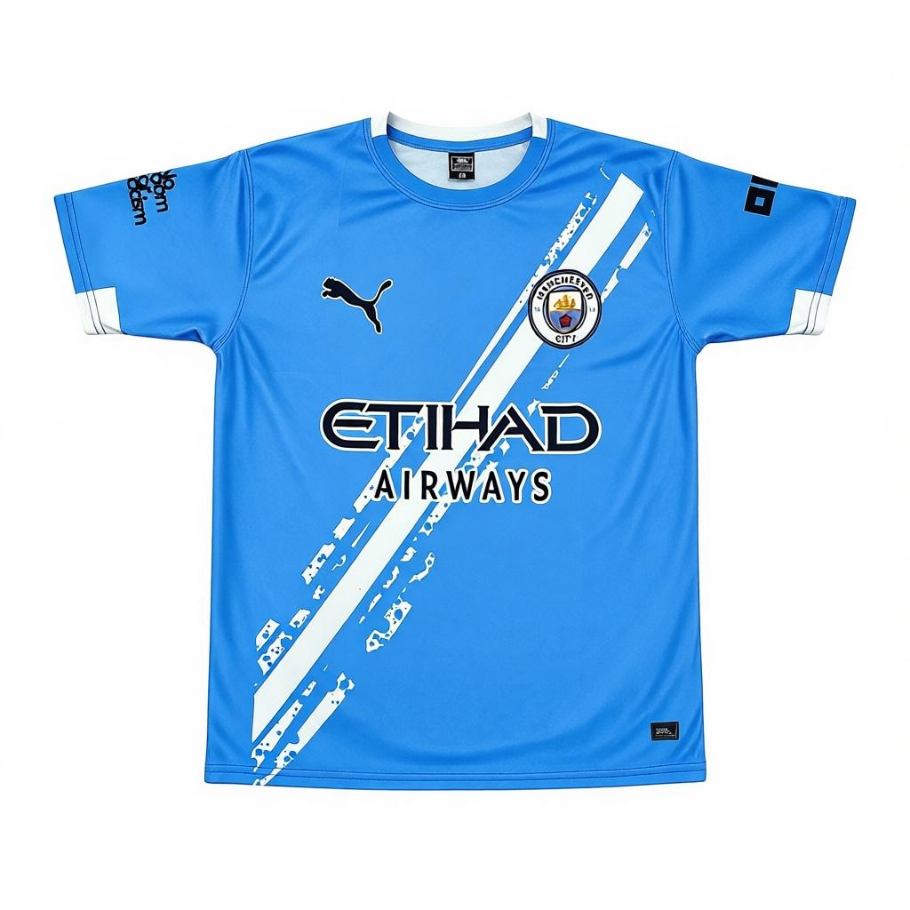 Manchester City Home 25-26 Jersey Shirt - Haaland 9