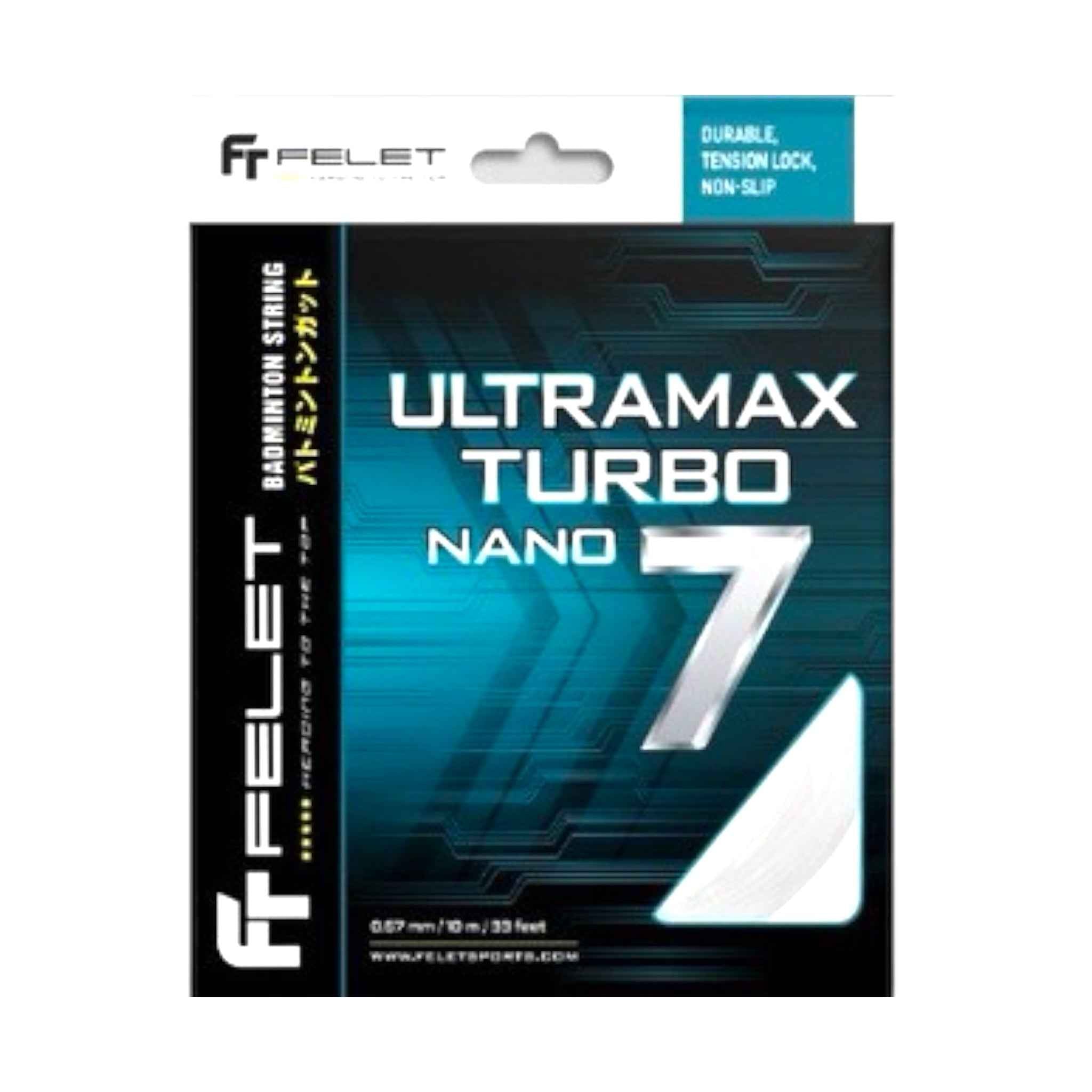 Cheap String Felet Felet Ultramax Turbo Nano 7 Badminton String – Ali Sports
