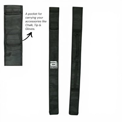 Snooker Cue Carry Case with Accessory Pocket Ali Sports