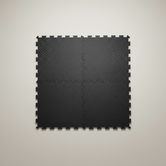 Interlocking EVA Foam Gym Floor Tiles – Protective Workout Mats (Pack of 4)