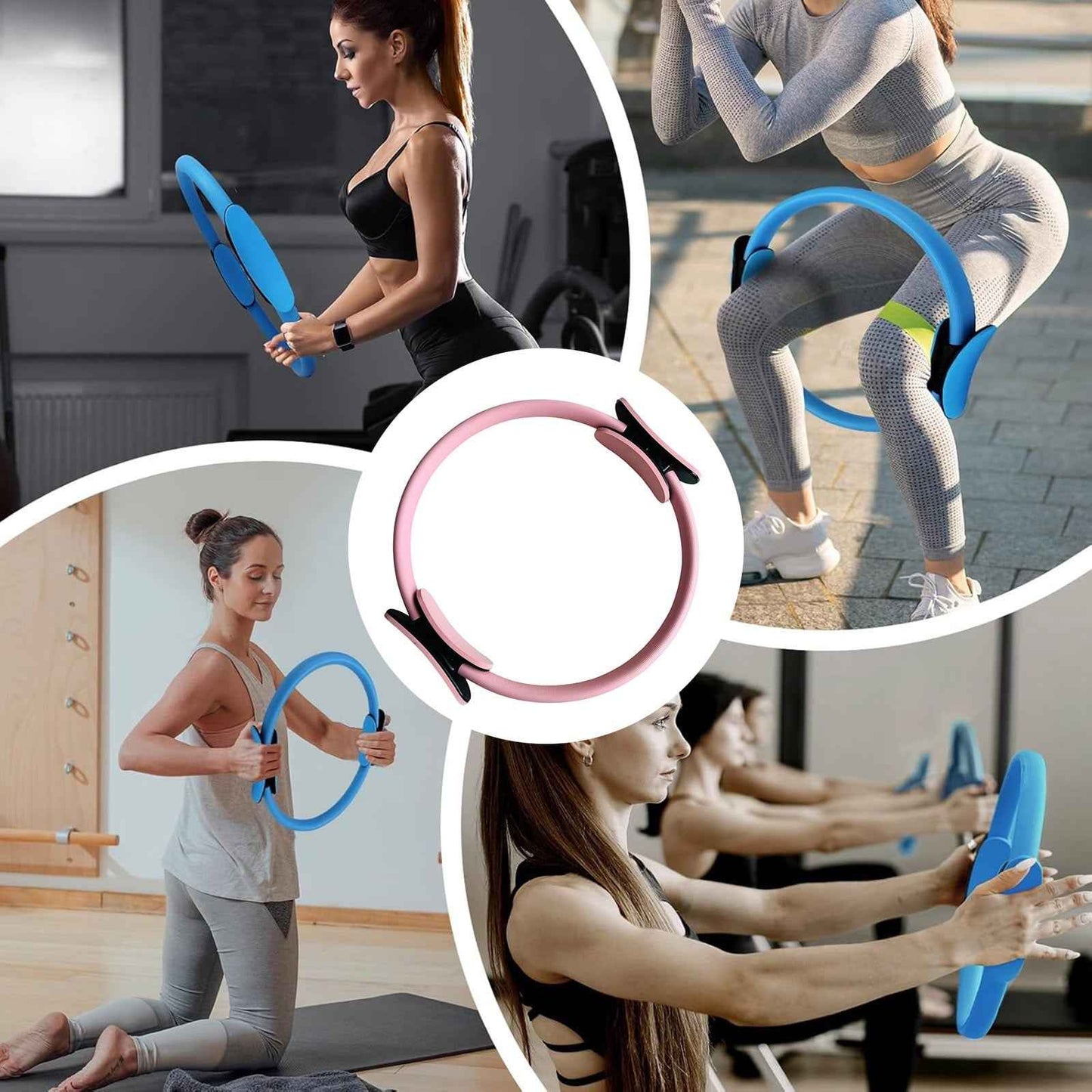 Premium Pilates Ring for Home Workout, Yoga & Core Training | Magic Circle Resistance Ring