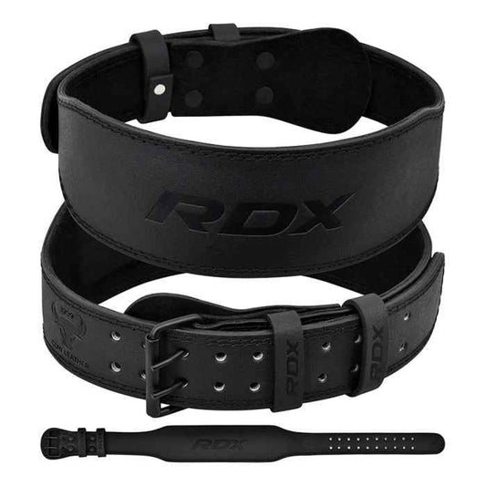 4 Inch Adjustable Leather Weight Lifting Gym Belt
