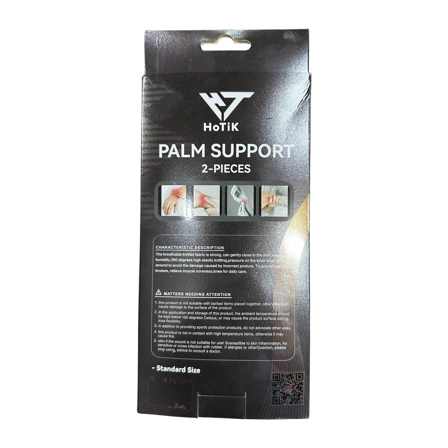 Hotik Sport Palm Support Wrist Brace with Adjustable Strap – HT-998 Hotik