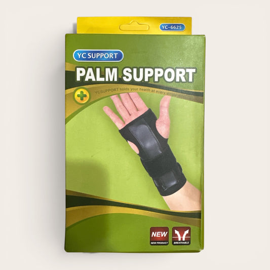 YC-6625 Palm & Wrist Support with Metal Plate Stabilizer
