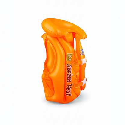 Kids Inflatable Swimming Life Jacket Vest with Adjustable Buckle Ali Sports