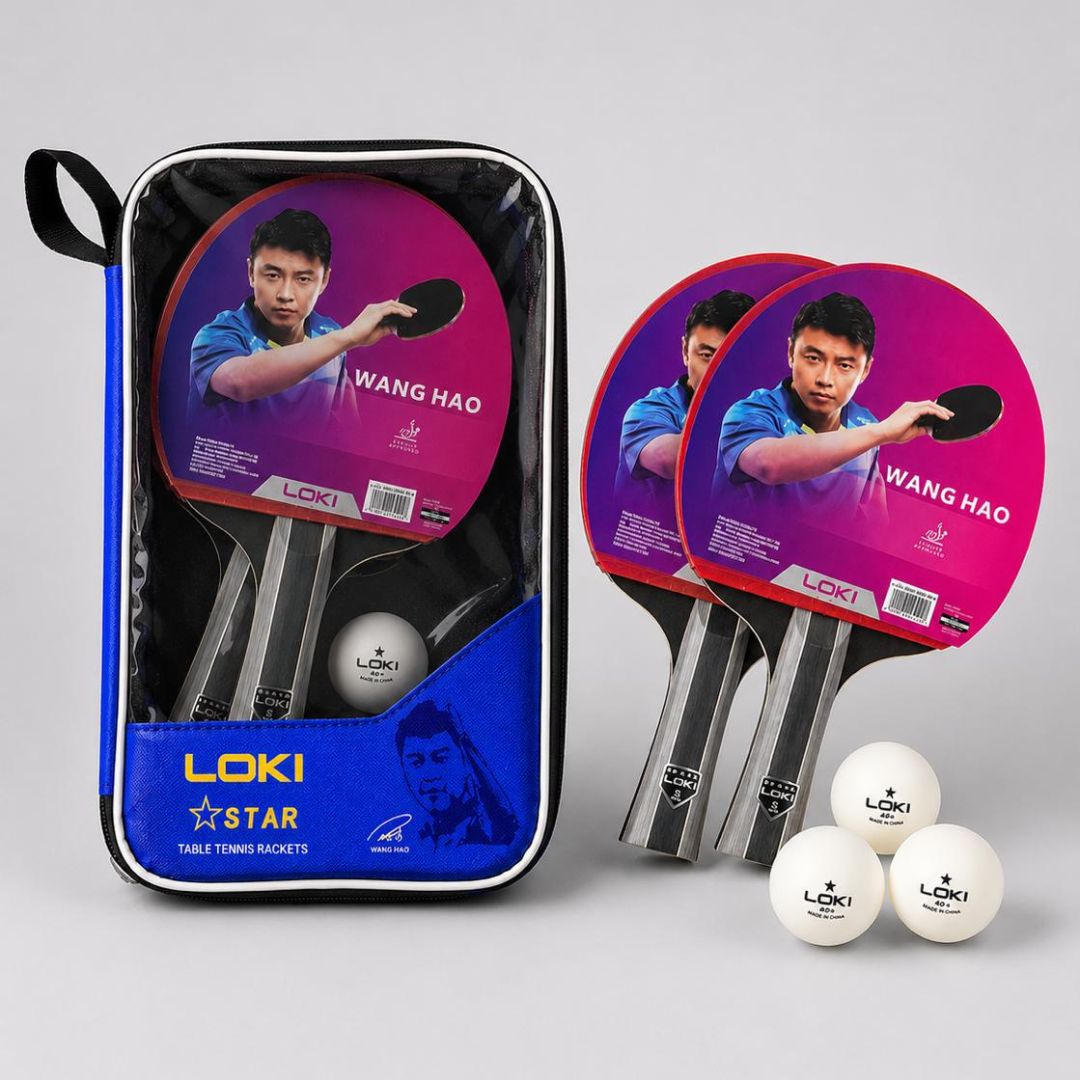 LOKI Wang Hao 5 Star Table Tennis Racket Set LOKI