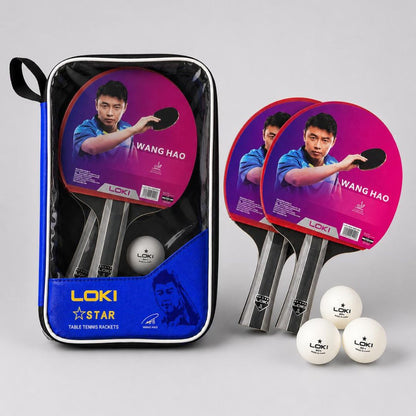 LOKI Wang Hao 5 Star Table Tennis Racket Set LOKI