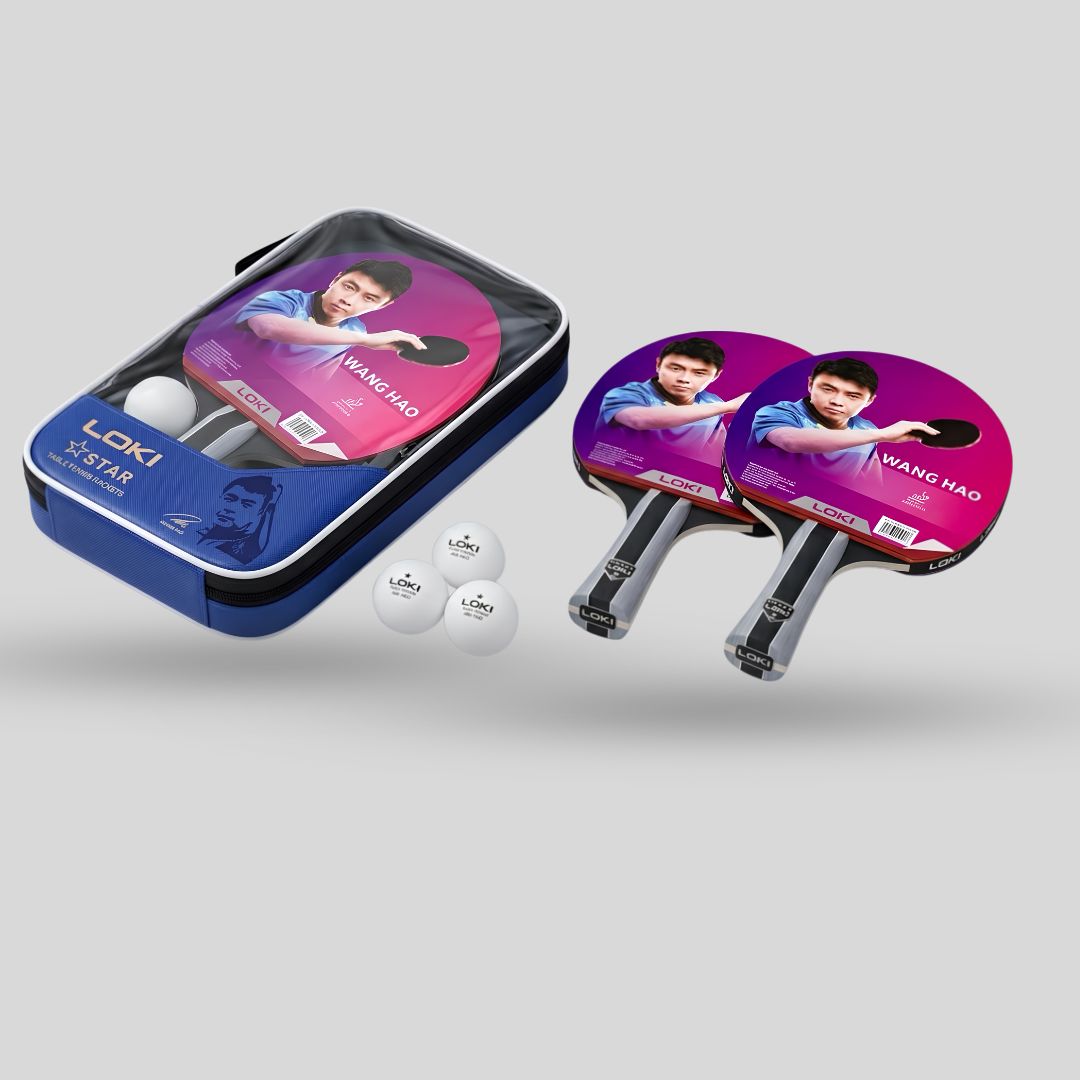 LOKI Wang Hao 5 Star Table Tennis Racket Set LOKI