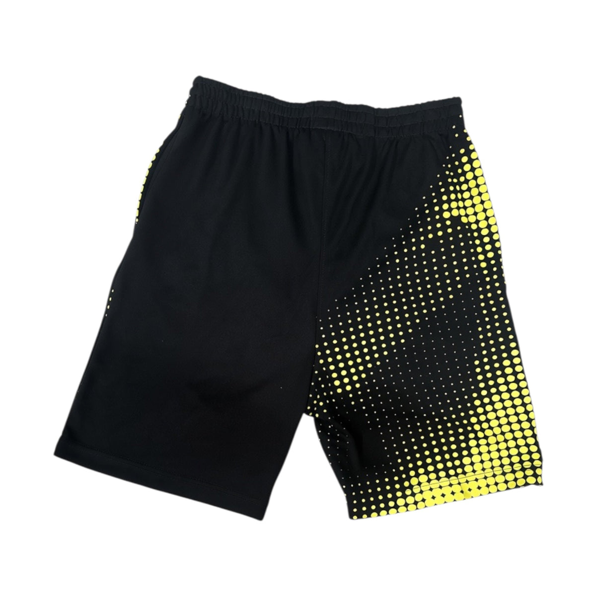 MAXX Black & Yellow Halftone Athletic Shorts MAXX