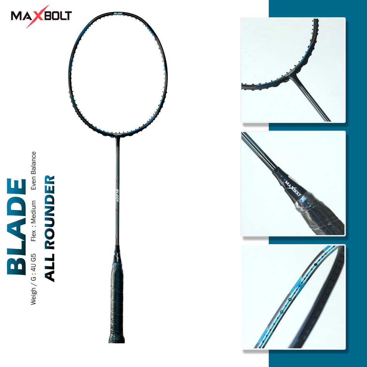 Maxbolt Blade Badminton Racket Maxbolt