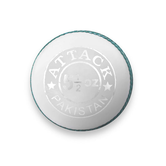 CA Attack White Cricket Ball (Pack of 6) CA