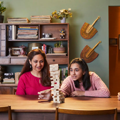 Jenga Classic Stacking Tower Game – Made with Genuine Hardwood Blocks Ali Sports