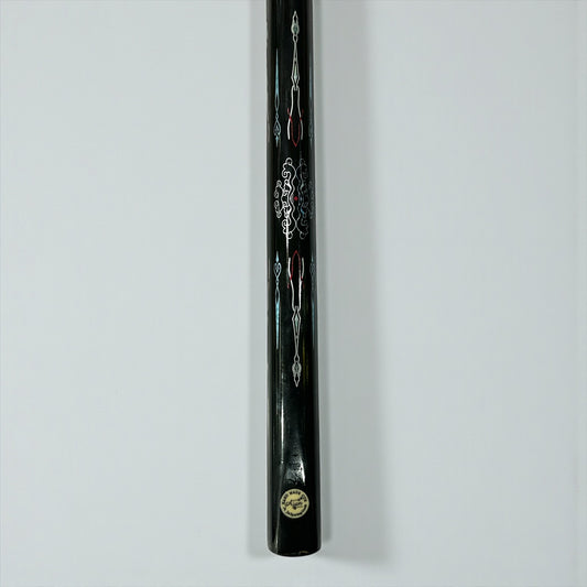 Ajun Artisan Gloss Snooker Cue – Elegant Short Handle with Decorative Patterned Grip