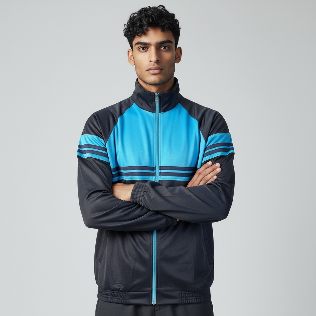 Dual-Tone Blue Training Upper - Ali Sports