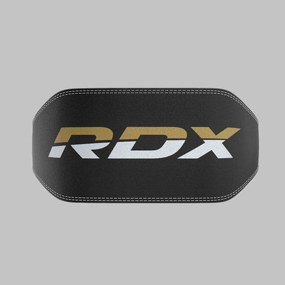 RDX 6 Inch Adjustable Leather Weight Lifting Gym Belt RDX