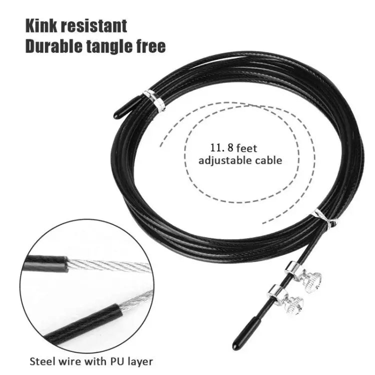 Speed Jump Rope Aluminum with Anti Slip Handles - Ali Sports