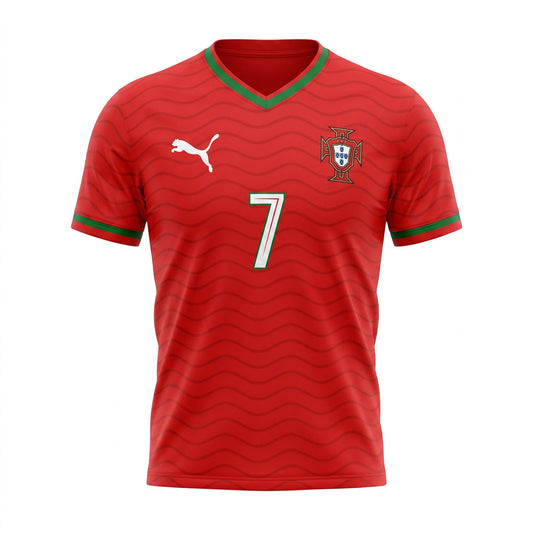 Portugal Home 2026 Jersey Shirt - Ronaldo 7 Ali Sports