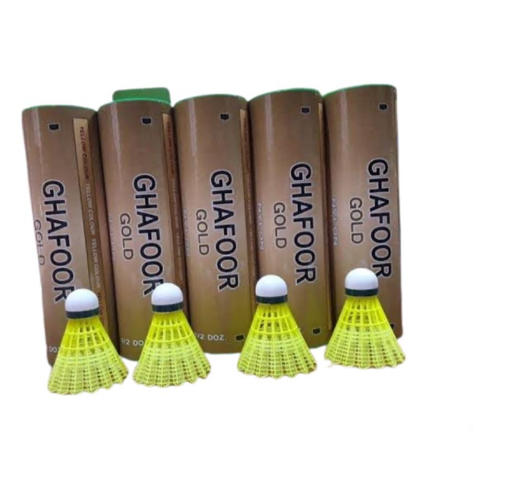GS Gold Badminton Shuttlecocks 1 2 dozen