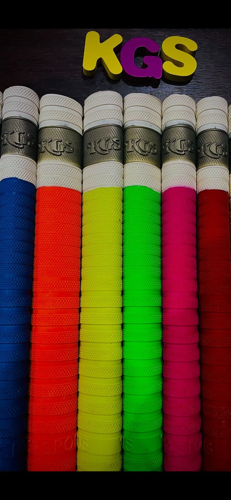 KGS Cricket Bat Grip (Pack Of 6) - Ali Sports
