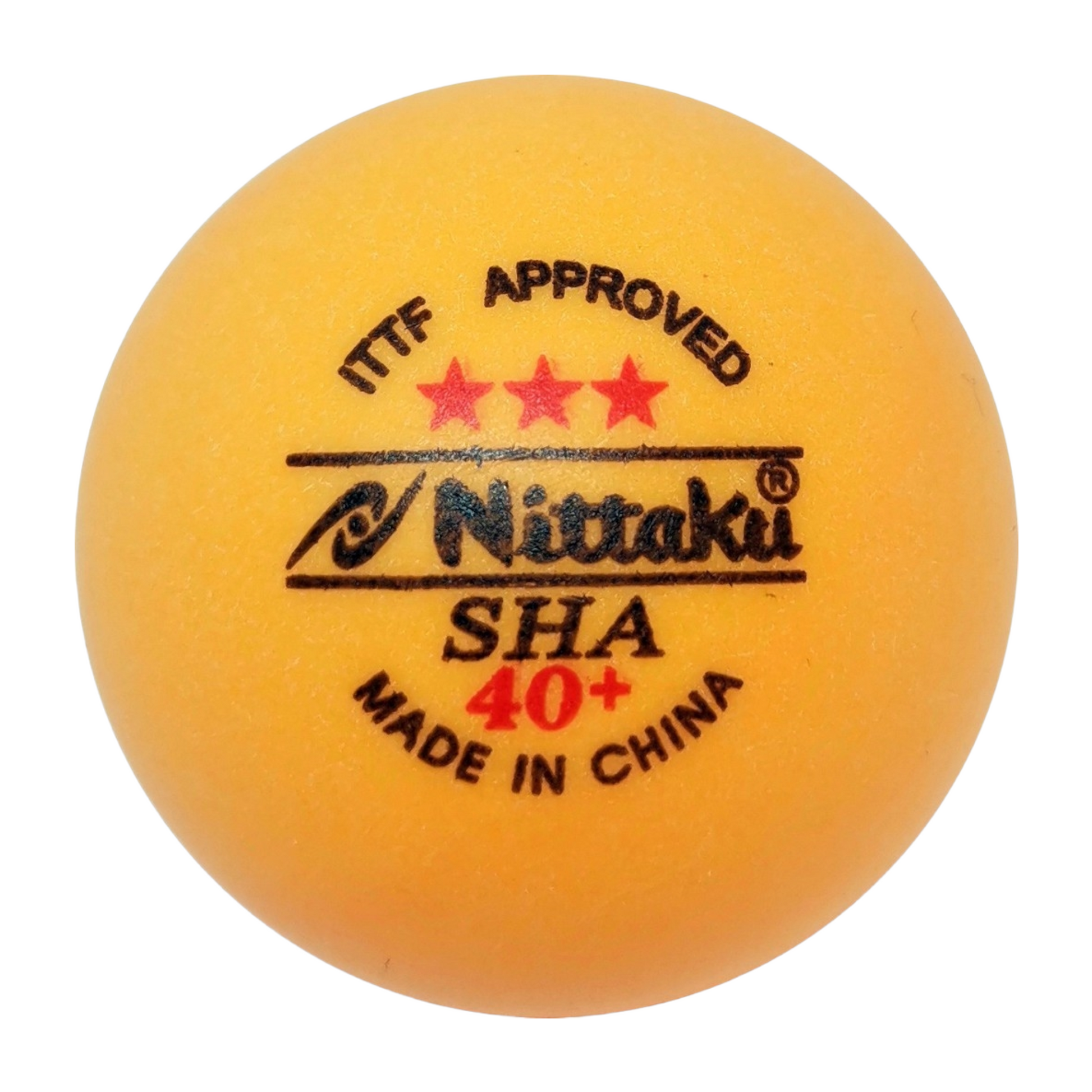 Nittaku 40+ Three Star Table Tennis Ball (Pack of 3 Balls) - Ali Sports