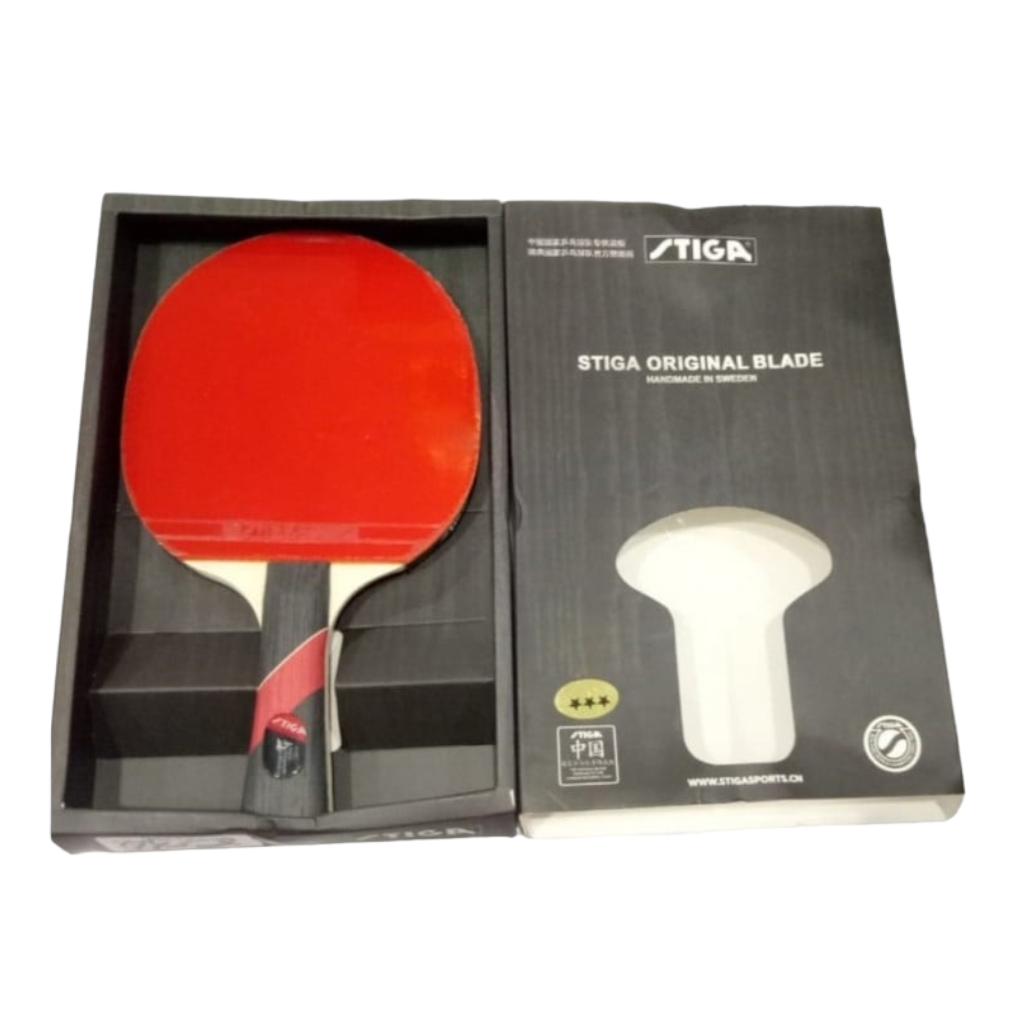 Stiga Three Star Table Tennis Racket – Ali Sports