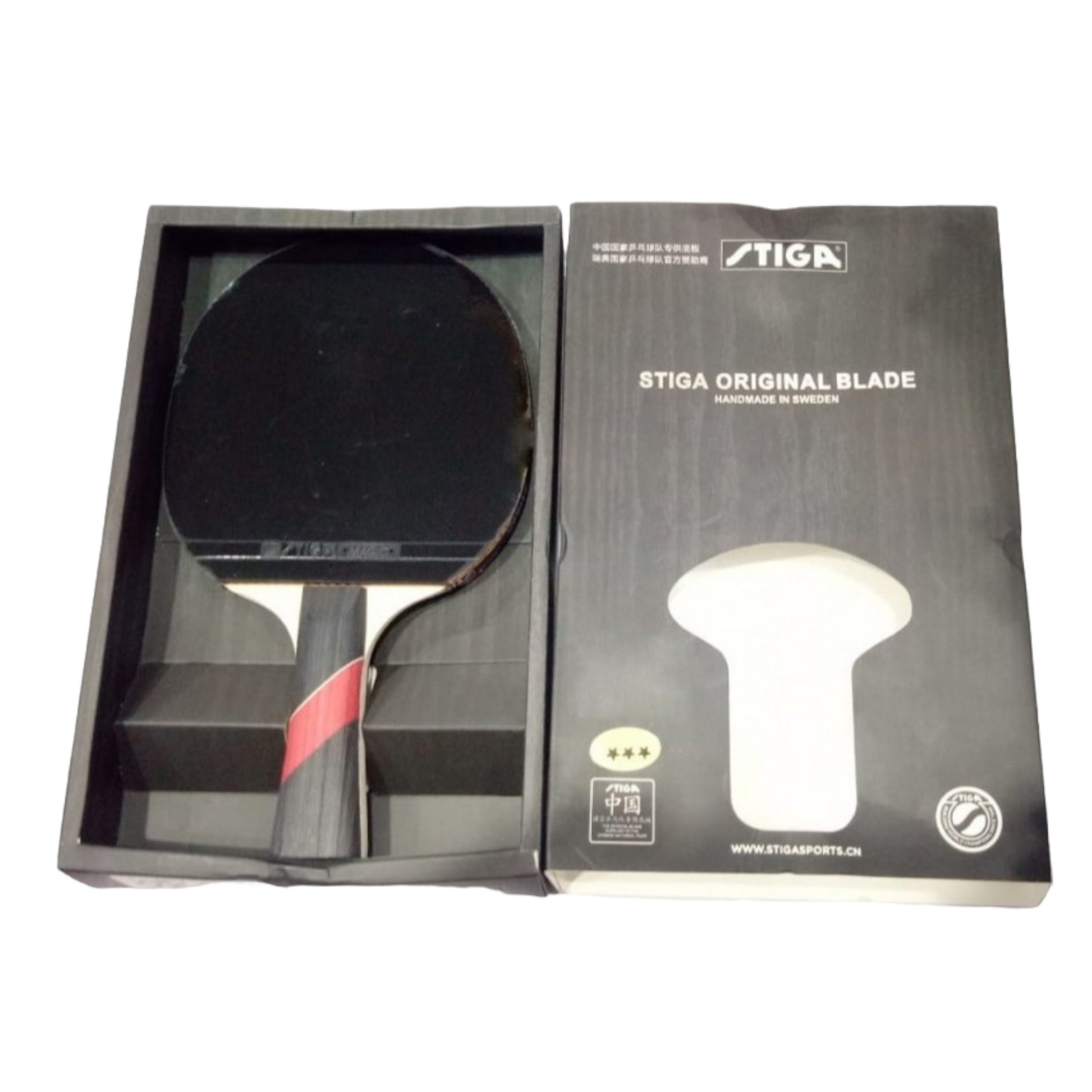 Stiga Three Star Table Tennis Racket - Ali Sports